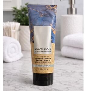 NEW! Bath & Body Works Clean Slate Men's Collection Body Care Cream Lotion